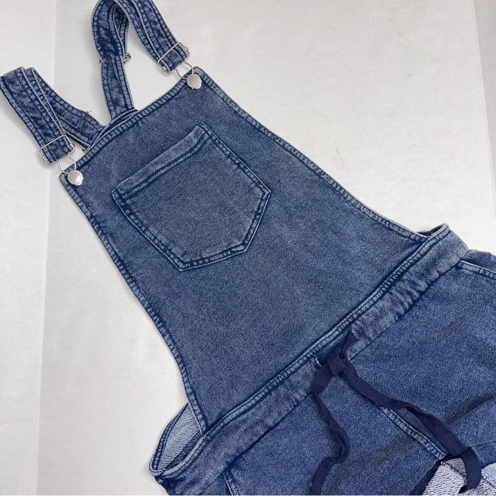 Z Supply Knit Blue Soft Cotton Overalls Size Small